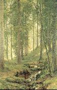 Brook in a Forest Ivan Shishkin
